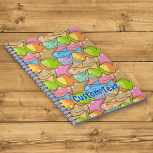 Cuaderno de dibujos animados de peces