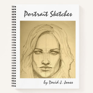 Cuaderno de Dibujos - Bocetos de Retratos