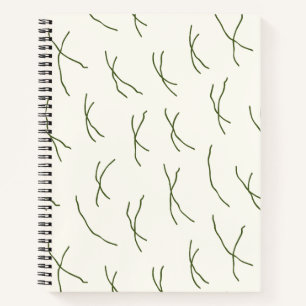 Cuaderno de diseñador de interiores de líneas abst
