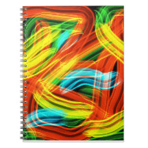 cuaderno de diseño colorido abstracto