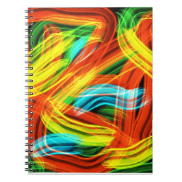 cuaderno de diseño colorido abstracto