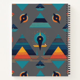 Cuaderno de diseño de espiral creativa