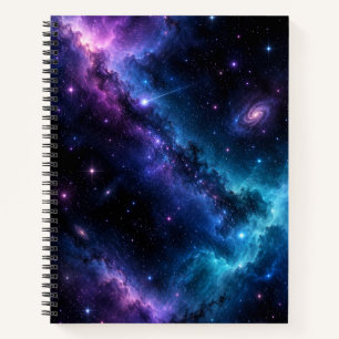 Cuaderno de diseño de galaxias Diario espacial cós