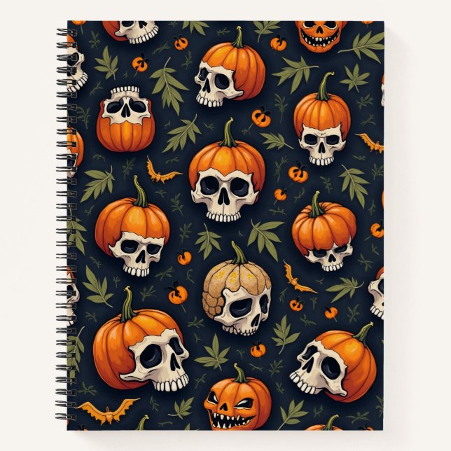 Cuaderno de diseño de Halloween (Anverso)