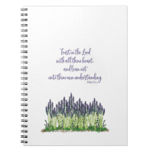 Cuaderno de diseño de jardín de lavanda. 