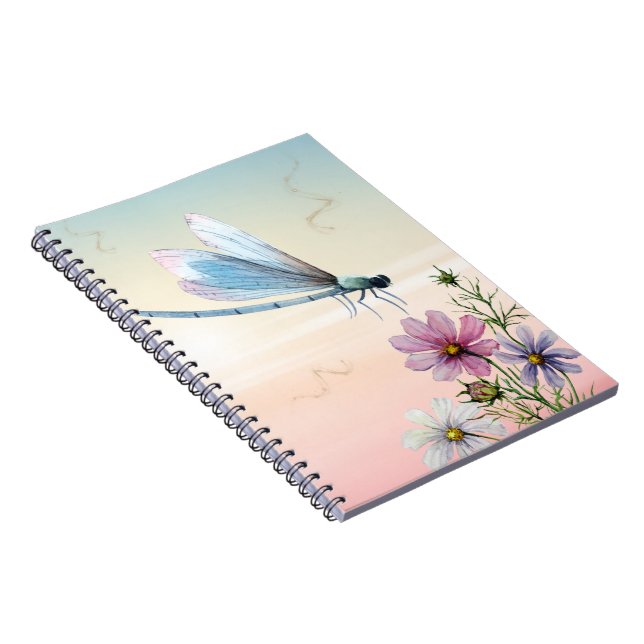 Cuaderno de diseño de libélula (Lado Derecho)