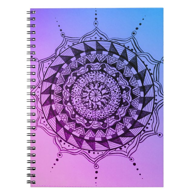 Cuaderno de diseño de Mandala (Frente)