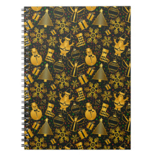 Cuaderno de diseño de Navidad y Año Nuevo