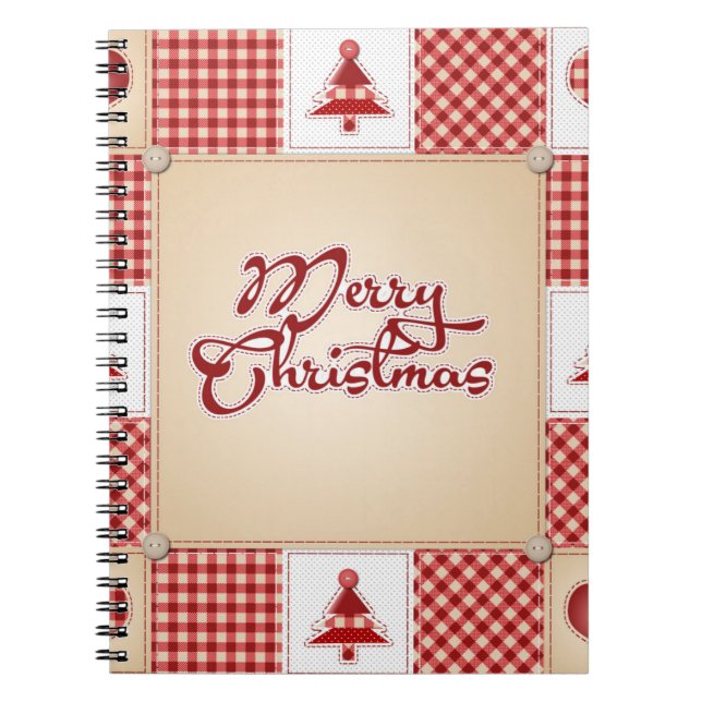 Cuaderno de diseño de Navidad y Año Nuevo (Frente)