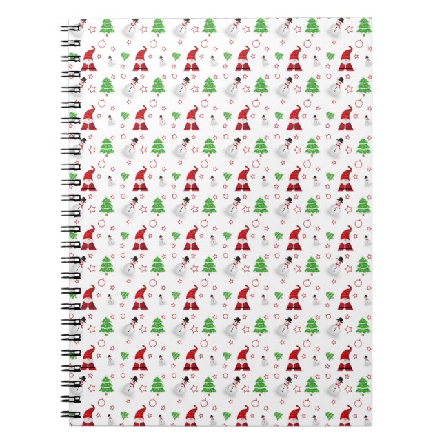 Cuaderno de diseño de Navidad y Año Nuevo (Frente)