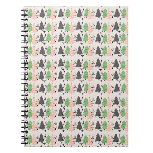 Cuaderno de diseño de Navidad y Año Nuevo (Frente)