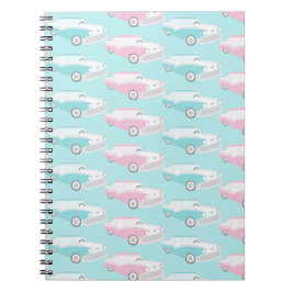 Cuaderno de diseño de patrón de impresión de coche