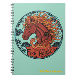 Cuaderno de diseño del año del caballo de fuego 2