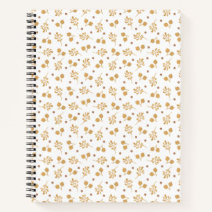 Cuaderno de diseño floral botánico maravilloso  