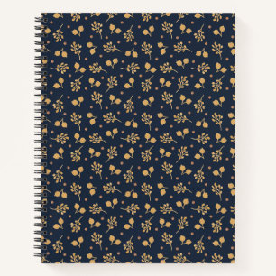 Cuaderno de diseño floral botánico maravilloso  