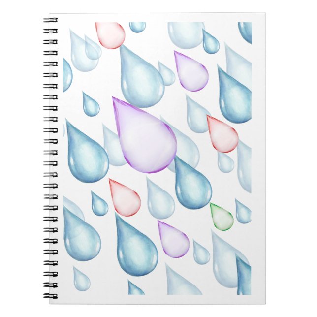 Cuaderno de diseño para gotas de lluvia (Frente)