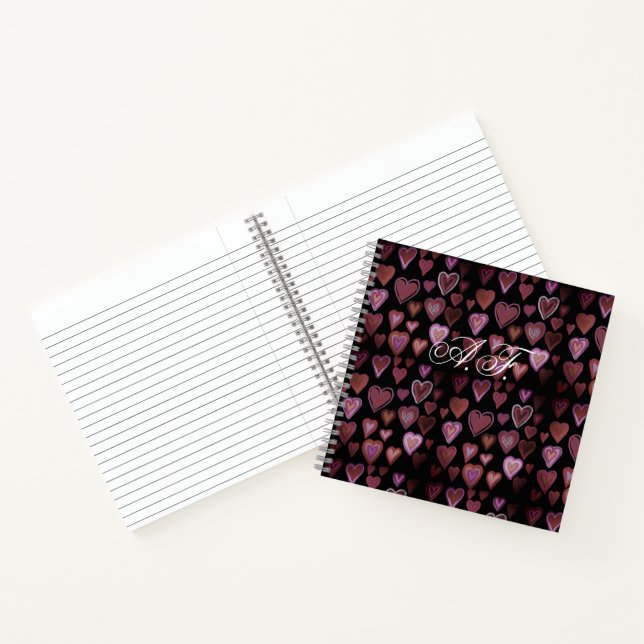 Cuaderno de diseño rojo y generoso (Interior)