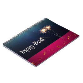 Cuaderno de Diwali Feliz Brillante