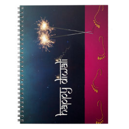 Cuaderno de Diwali Feliz Brillante