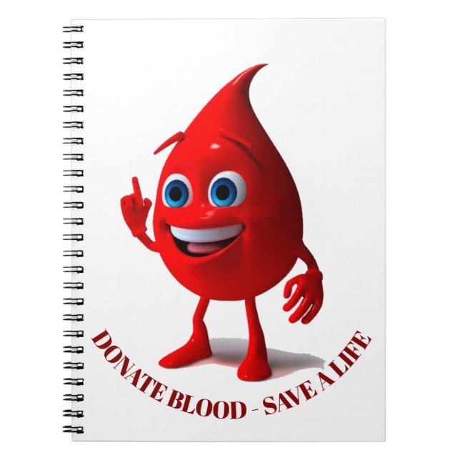 Cuaderno de donación de sangre (Frente)