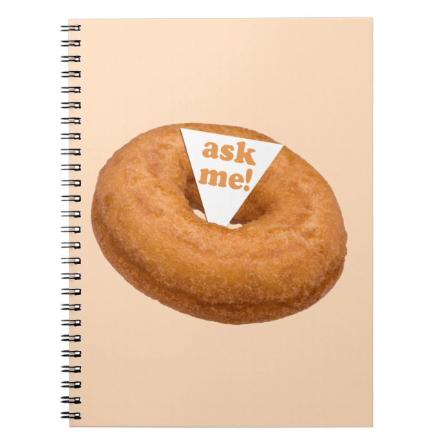 Cuaderno de Donut Humor personalizado (Frente)