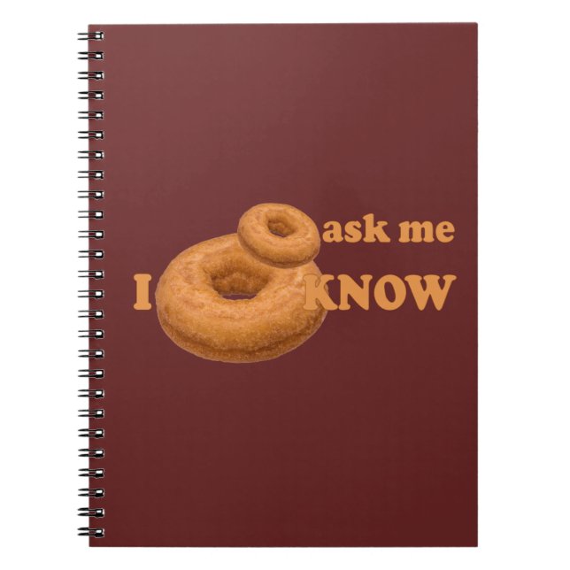 Cuaderno de Donut Humor personalizado (Frente)