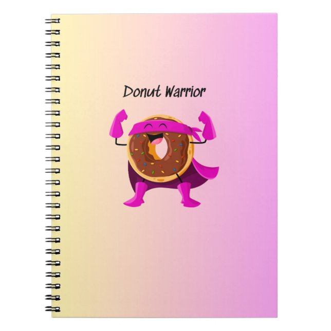 Cuaderno de Donut Warrior (Frente)