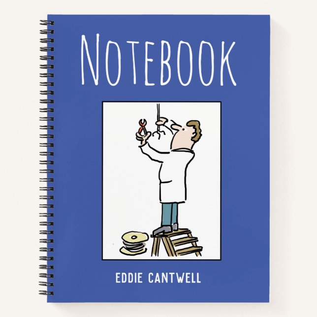Cuaderno de Electricista con Nombre (Anverso)