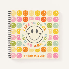 Cuaderno de Emoji de Cara Sonriente Feliz de Vida 