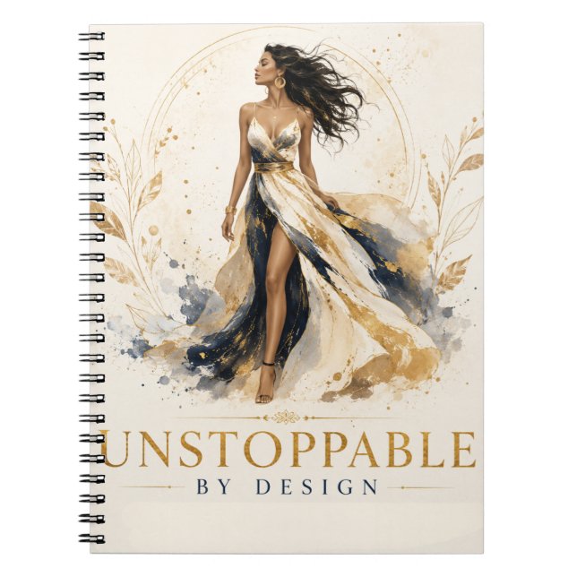 Cuaderno de Empoderamiento | Indetenible por Diseñ (Frente)