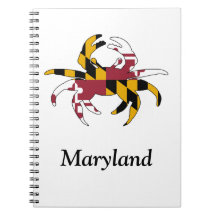 Cuaderno de encargo del cangrejo de Maryland