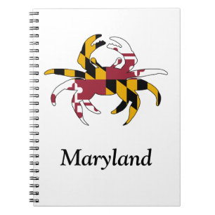 Cuaderno de encargo del cangrejo de Maryland