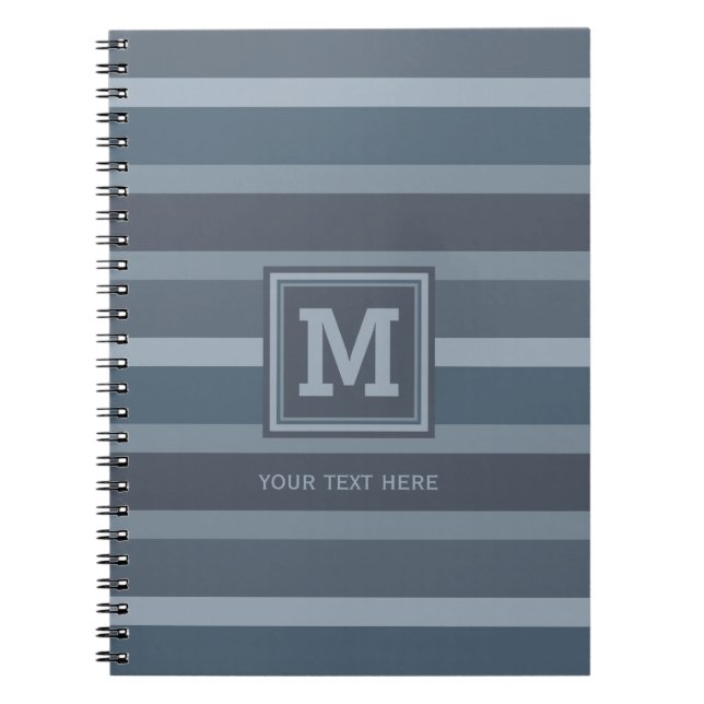 Cuaderno de encargo del monograma del modelo de (Frente)