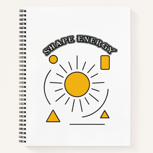 Cuaderno de energía con forma (Anverso)