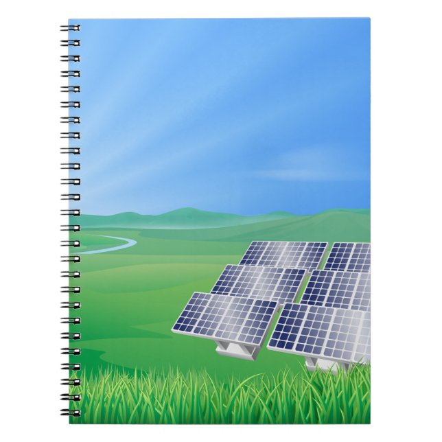 Cuaderno de energía solar renovable (Frente)