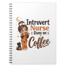 Cuaderno de enfermera introvertida divertido para
