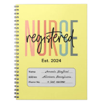 Cuaderno de enfermería registrado