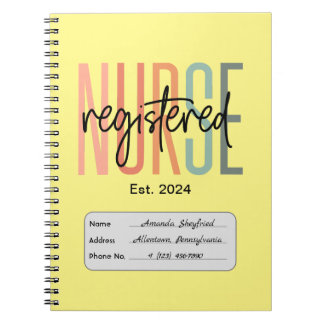 Cuaderno de enfermería registrado