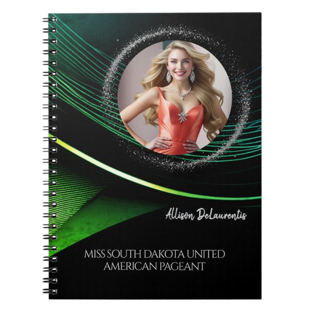 Cuaderno de ensayo de Personalizado de polvo esmer (Frente)