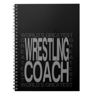 Cuaderno de entrenador de lucha libre más grande d