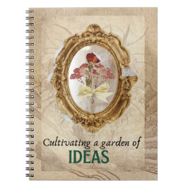 Cuaderno de época que cultiva un jardín de ideas 1