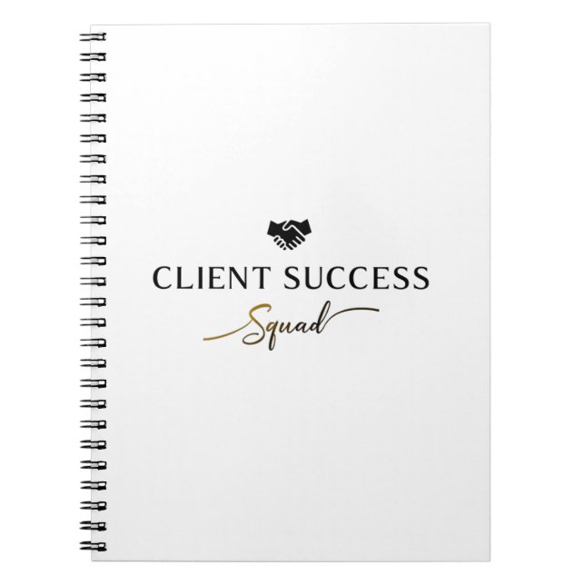 Cuaderno de equipo profesional – Squad de éxito de (Frente)