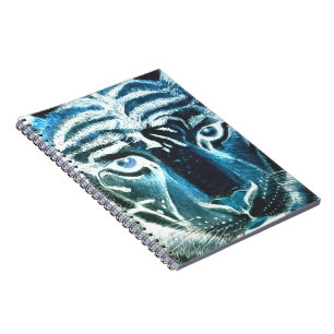 Cuaderno de esbozo de diseño de tigres