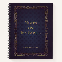 Cuaderno de escritura elegante y personalizado par