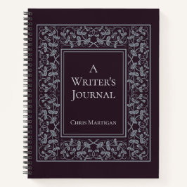 Cuaderno de escritura elegante y personalizado par