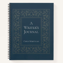 Cuaderno de escritura elegante y personalizado par