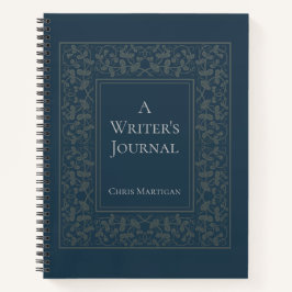 Cuaderno de escritura elegante y personalizado par