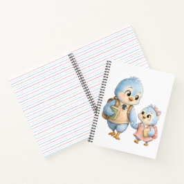 Cuaderno de escritura para hermano y hermana pajar