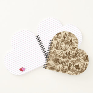 Cuaderno de escritura personalizada con patrón de