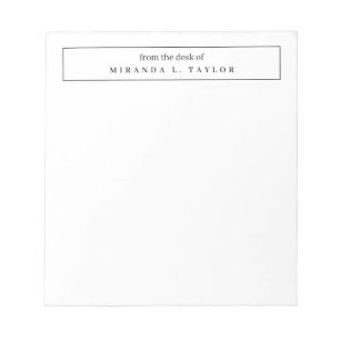 Cuaderno De Escritura Simple Y Elegante De Sobre M